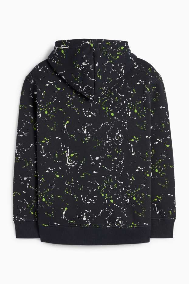 Enfants garçons - Minecraft - sweat à capuche - noir