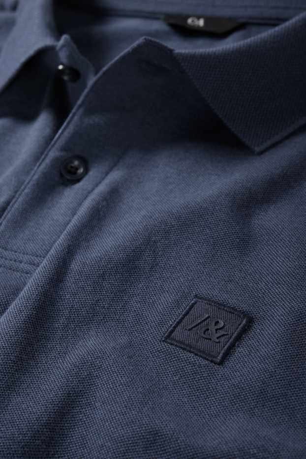 Men - Polo shirt - blue