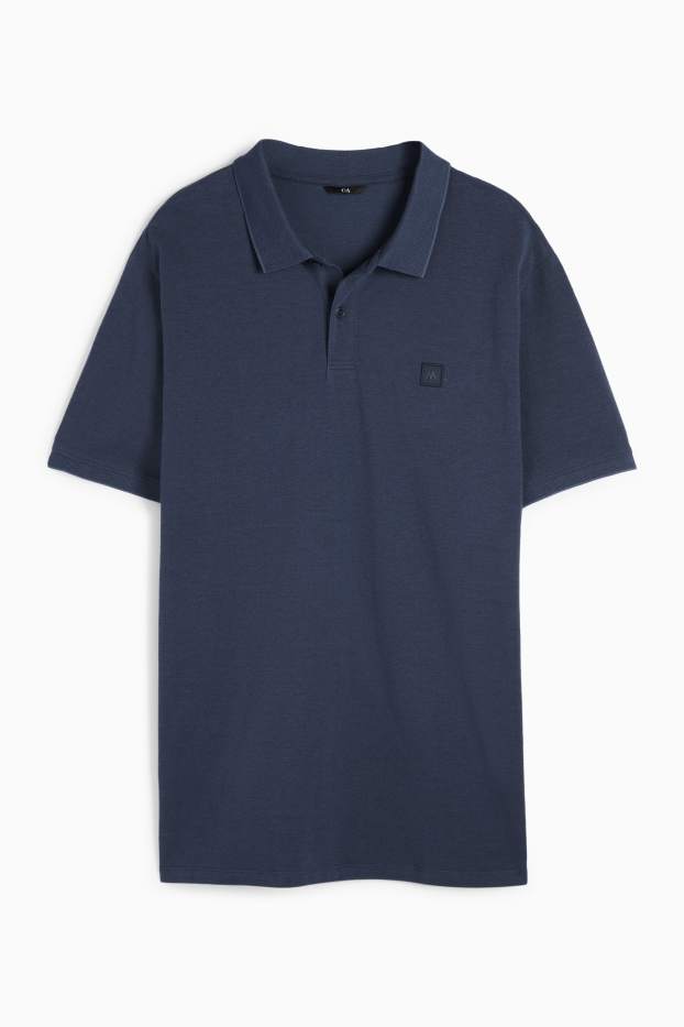 Men - Polo shirt - blue