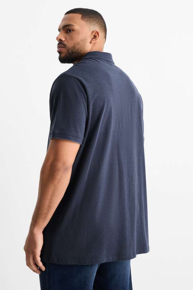 Men - Polo shirt - blue