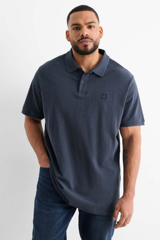 Men - Polo shirt - blue