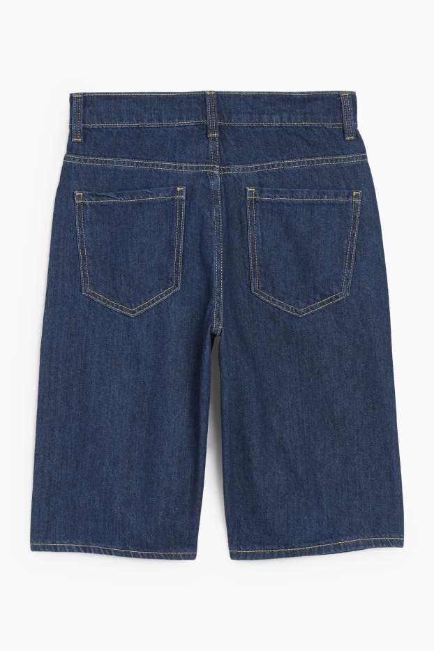 Bambini - Bermuda di jeans - jeans blu scuro