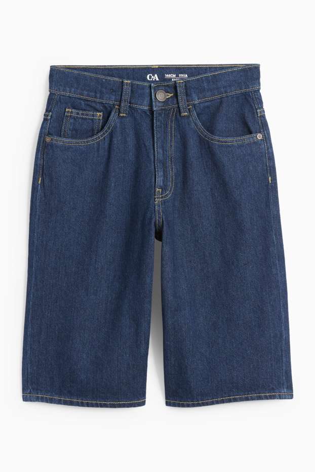 Bambini - Bermuda di jeans - jeans blu scuro