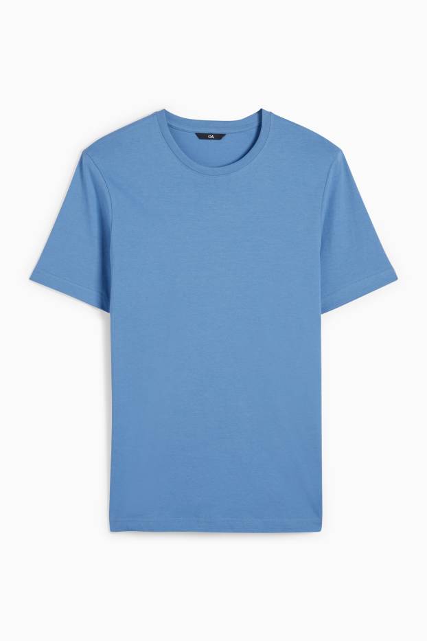 Hommes - T-shirt - regular fit - bleu