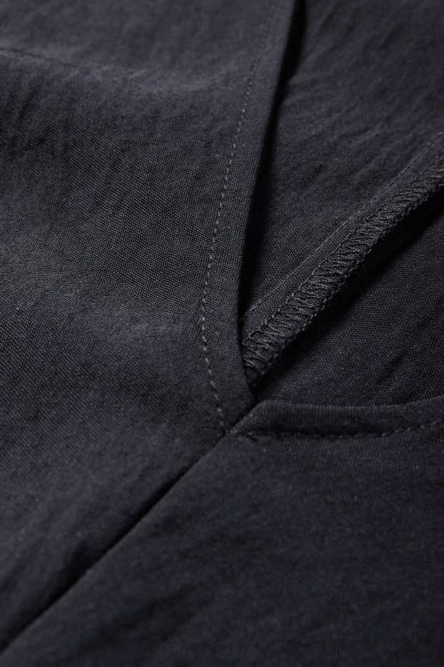 Donna - Vestito aderente con scollo a V - nero