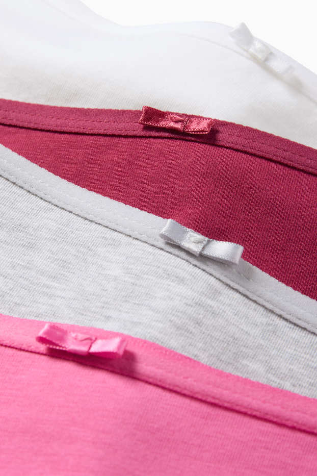 Donna - Confezione da 4 - coulotte - rosa scuro