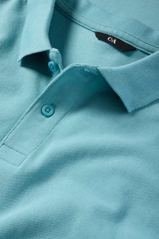 Herren - Poloshirt - türkis