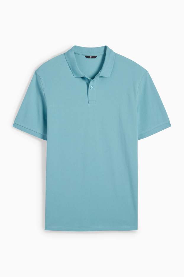 Herren - Poloshirt - türkis