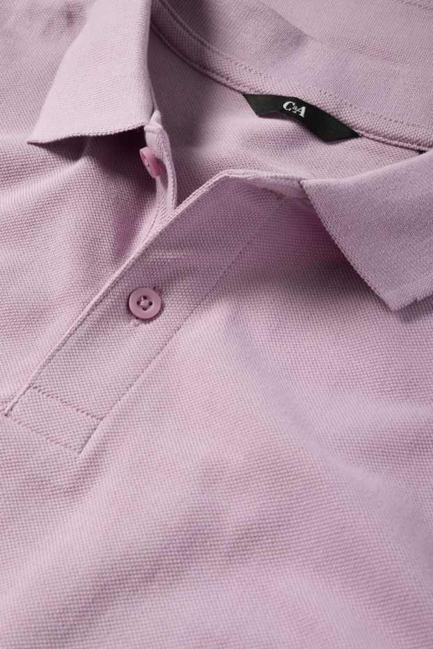 Herren - Poloshirt - hellviolett