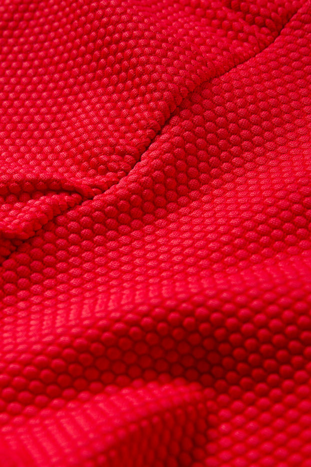Damen - Bikini-Hose - High Waist - LYCRA® XTRA LIFE™ - rot