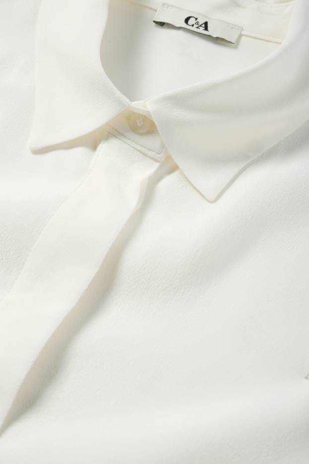 Donna - Blusa - bianco crema