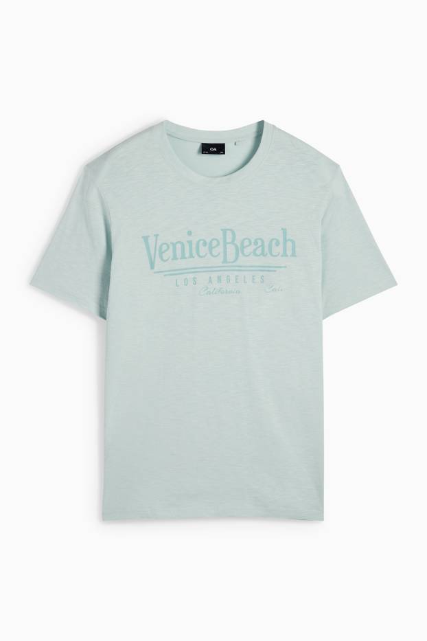 Home - Samarreta de mànigues curtes - regular fit - verd clar