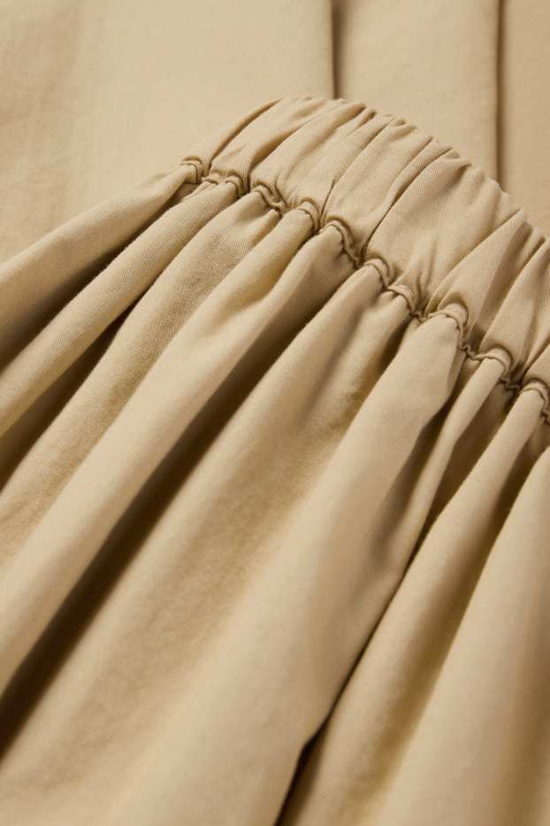 Dames - Ballonrok - beige
