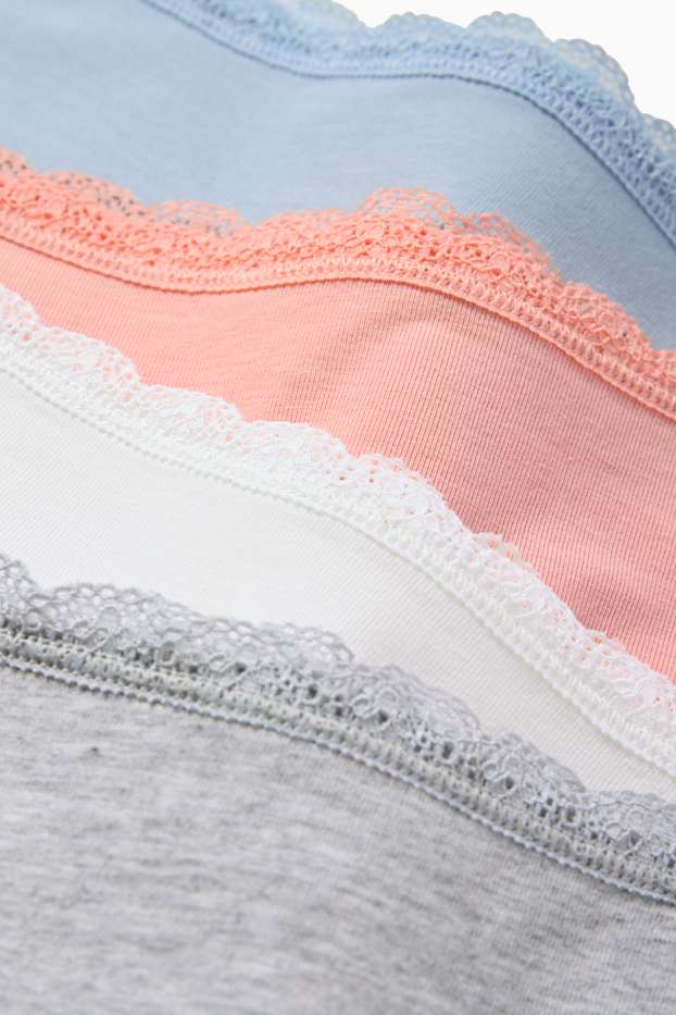 Femei - Multipack 4 perechi - chiloți hipster - gri