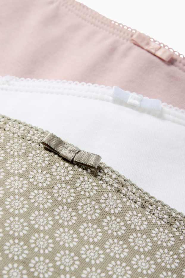 Dames - Set van 3 - slip - groen