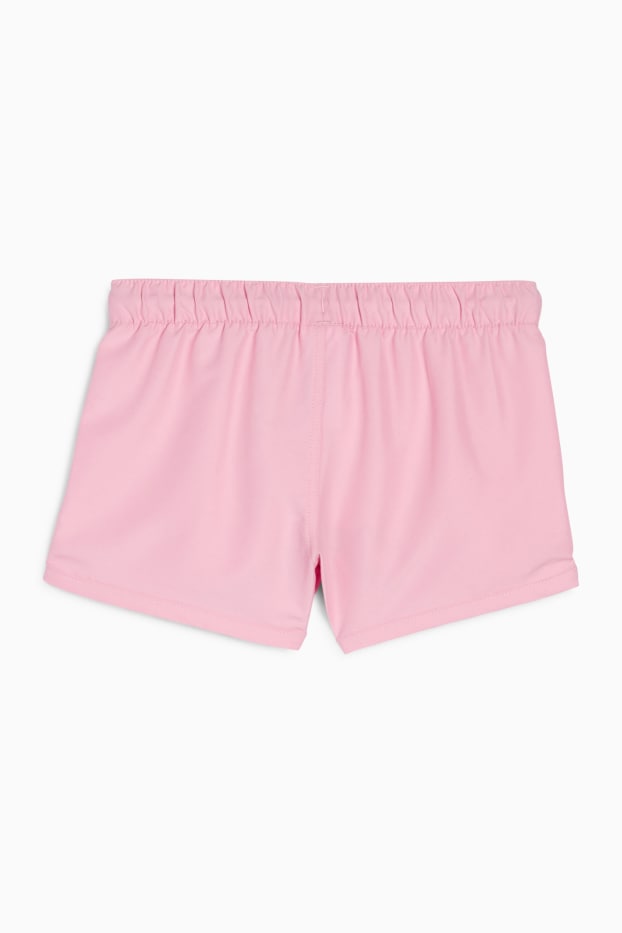 Děti - dívky - Lilo & Stitch - koupací šortky - růžová