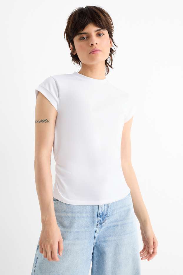 Femmes - T-shirt - blanc