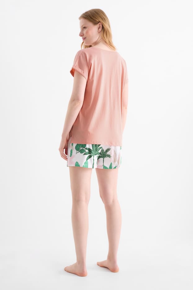 Femmes - Pyjashort - rose