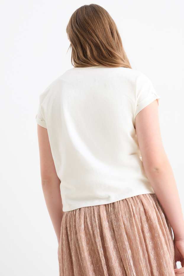 Nena - Paquet de 3 - text - samarreta de màniga curta - blanc trencat