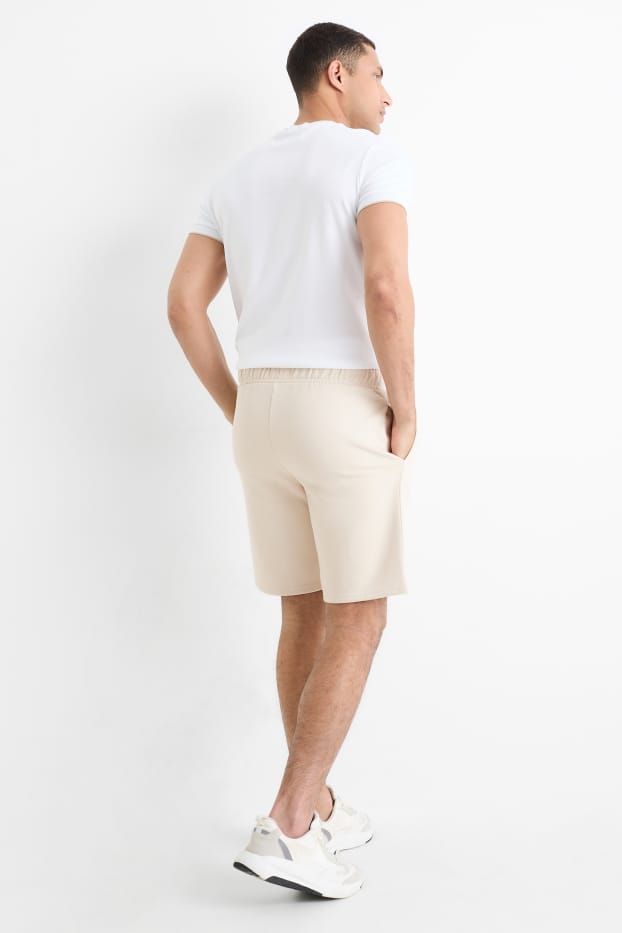 Home - Pantalons curts de xandall - beix clar
