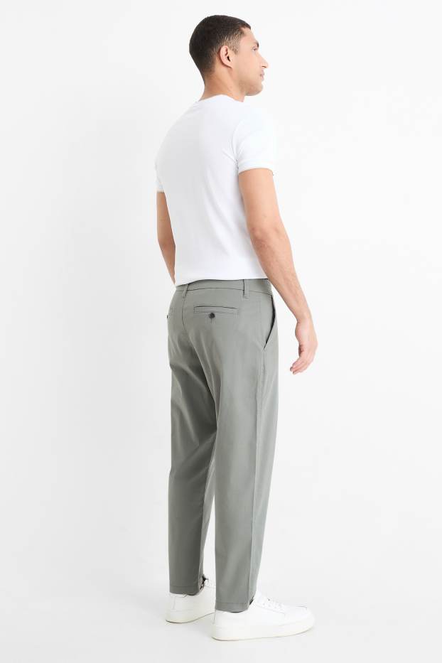 Hommes - Chino - tapered fit - taupe