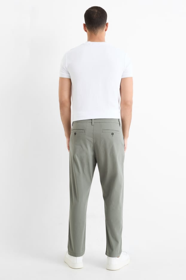 Hommes - Chino - tapered fit - taupe