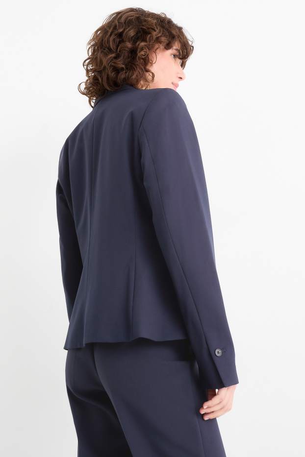 Mujer - Americana de oficina - entallada - azul oscuro