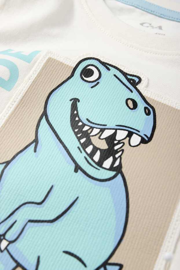 Children Boys - Dinosaur - short sleeve T-shirt - cremewhite