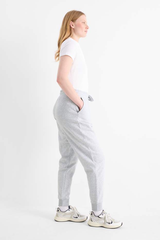 Mujer - Pantalón de deporte básico - gris claro jaspeado