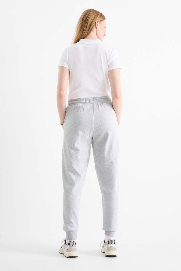 Mujer - Pantalón de deporte básico - gris claro jaspeado