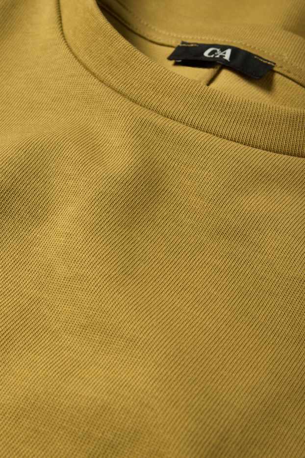 Donna - Vestito a t-shirt - giallo senape