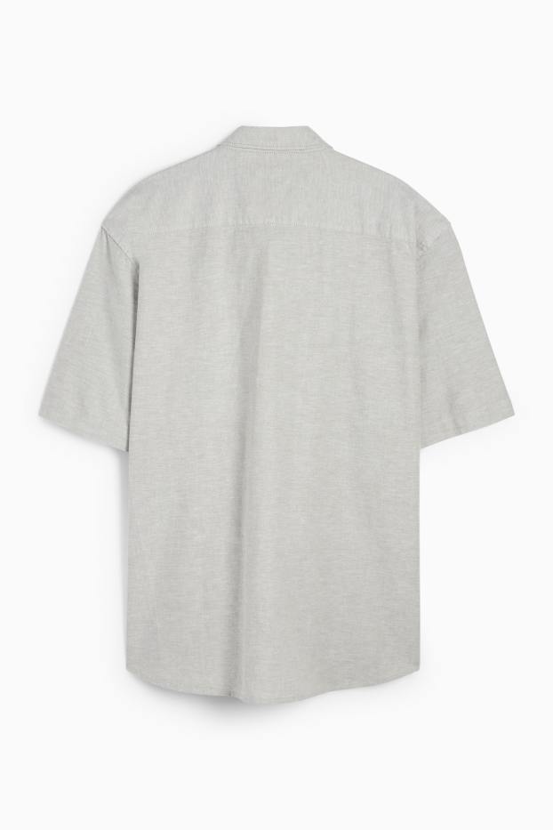 Heren - Overhemd - regular fit - button down - lichtgroen