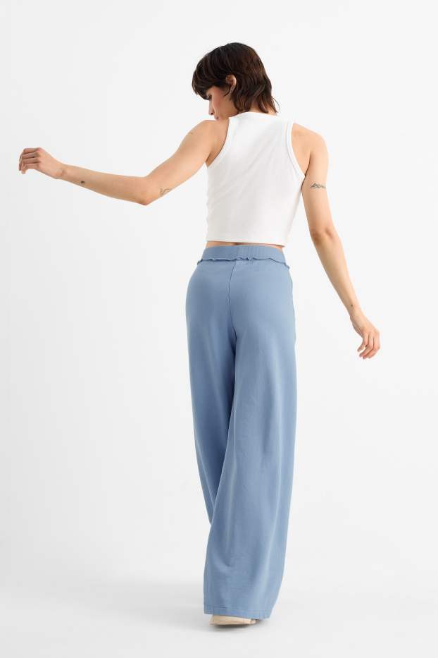 Dames - Joggingbroek - lichtblauw