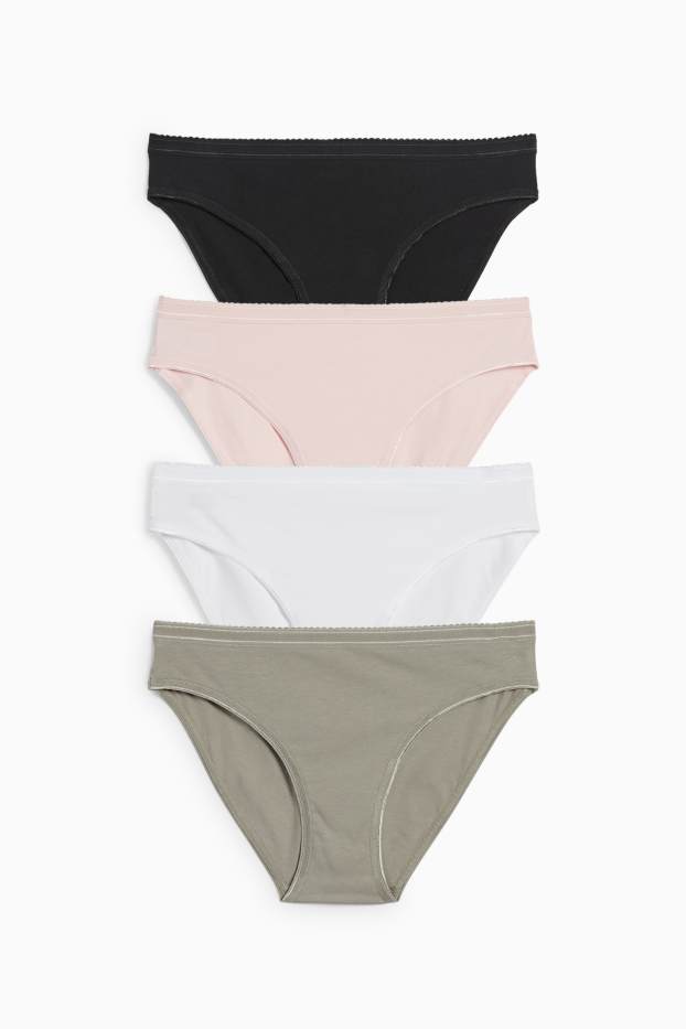 Women - Multipack of 4 - knickers - rose