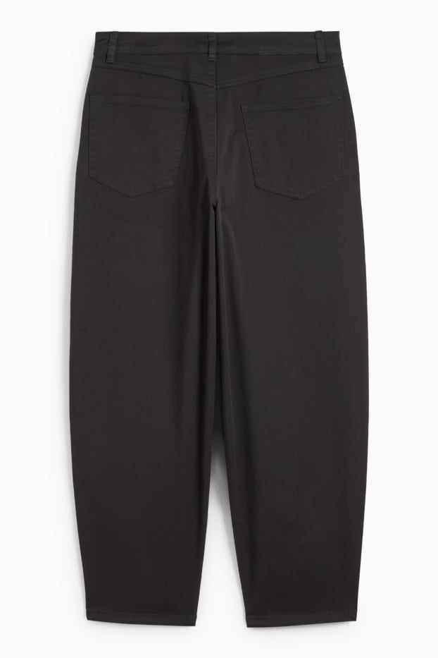 Femmes - Barrel jean - high waist - noir