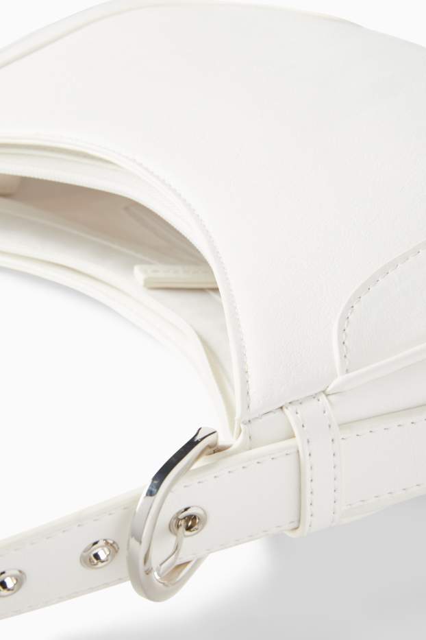 Dona - Bossa d'espatlla - pell sintètica - blanc trencat