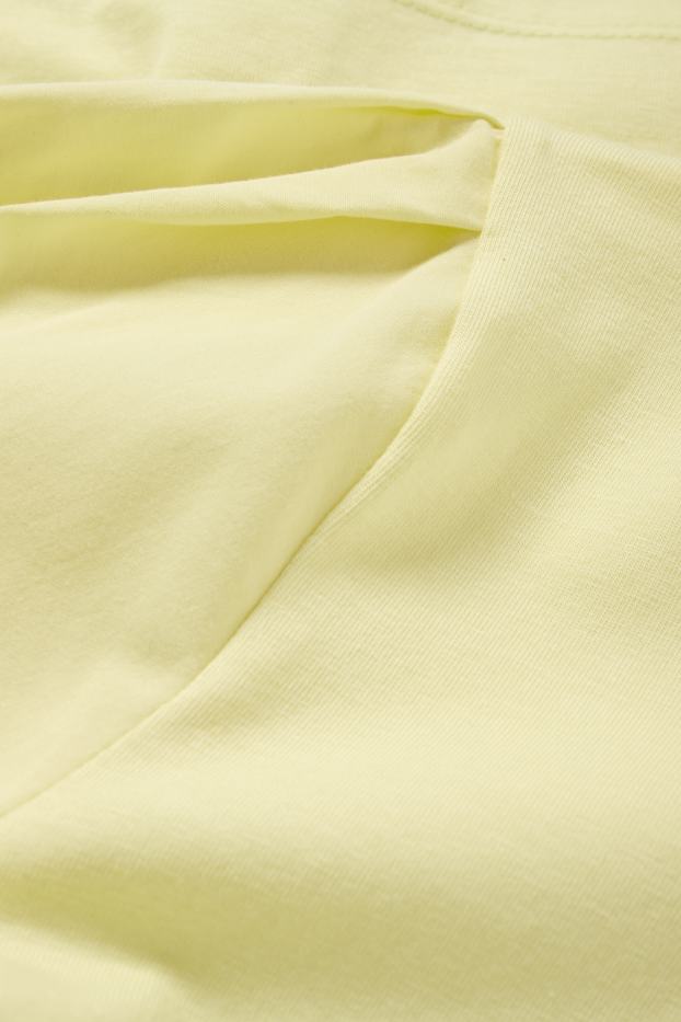 Femmes - T-shirt - regular fit - jaune