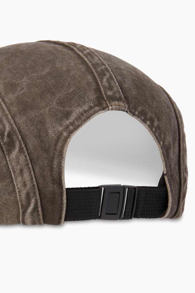 Pánské - Džínová čepice - tmavošedá