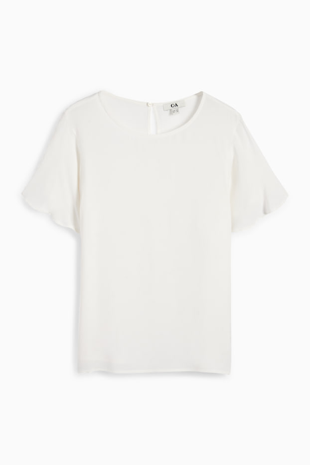 Damen - Bluse - weiss