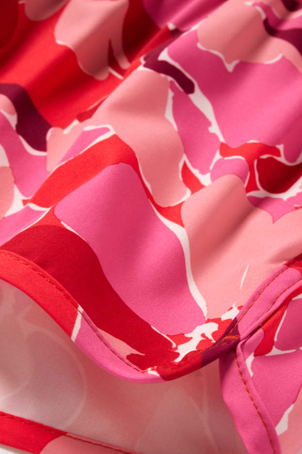 Femmes - Short de bain - LYCRA® - à fleurs - rouge