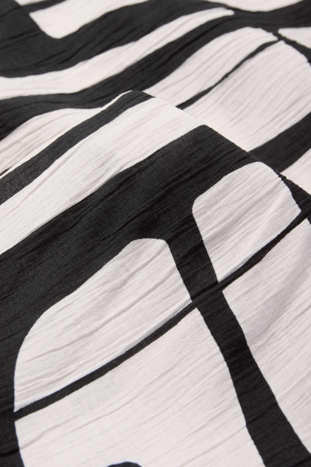 Dona - Faldilla - amb motiu - negre/blanc