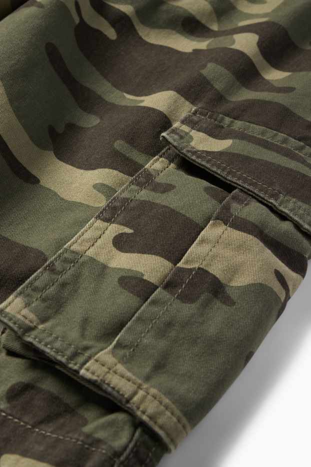 Enfants garçons - Short cargo - à motif - camouflage