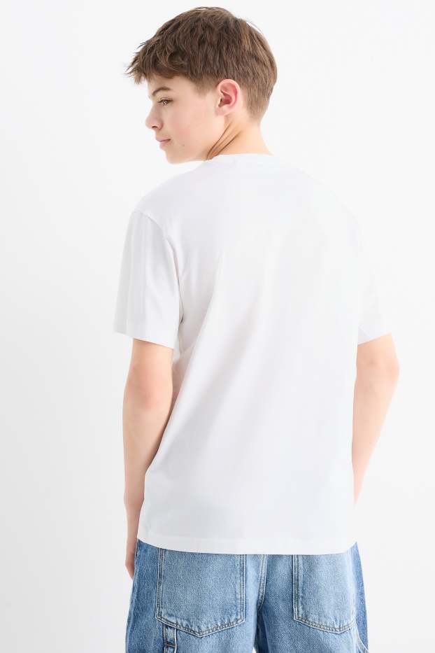 Enfants garçons - Minecraft - T-shirt - blanc