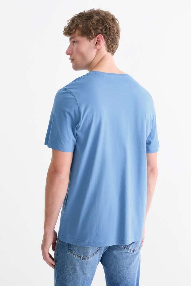 Hommes - T-shirt - regular fit - bleu