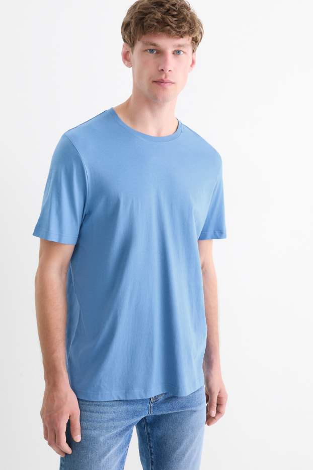 Hommes - T-shirt - regular fit - bleu