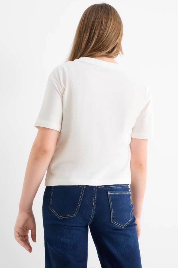 Enfants filles - Long Beach - T-shirt - blanc