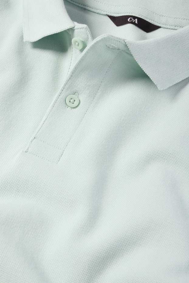 Heren - Poloshirt - mintgroen