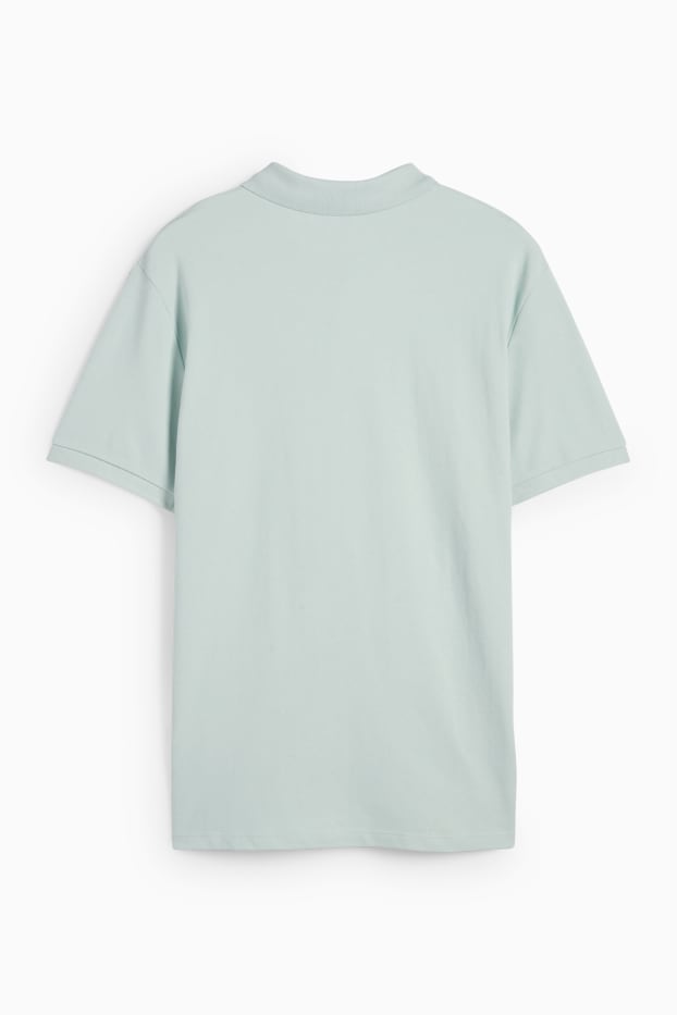 Heren - Poloshirt - mintgroen