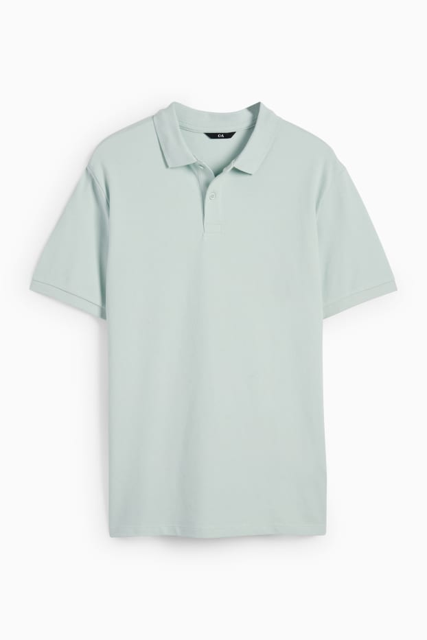 Heren - Poloshirt - mintgroen