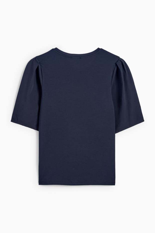 Women - T-shirt - regular fit - dark blue